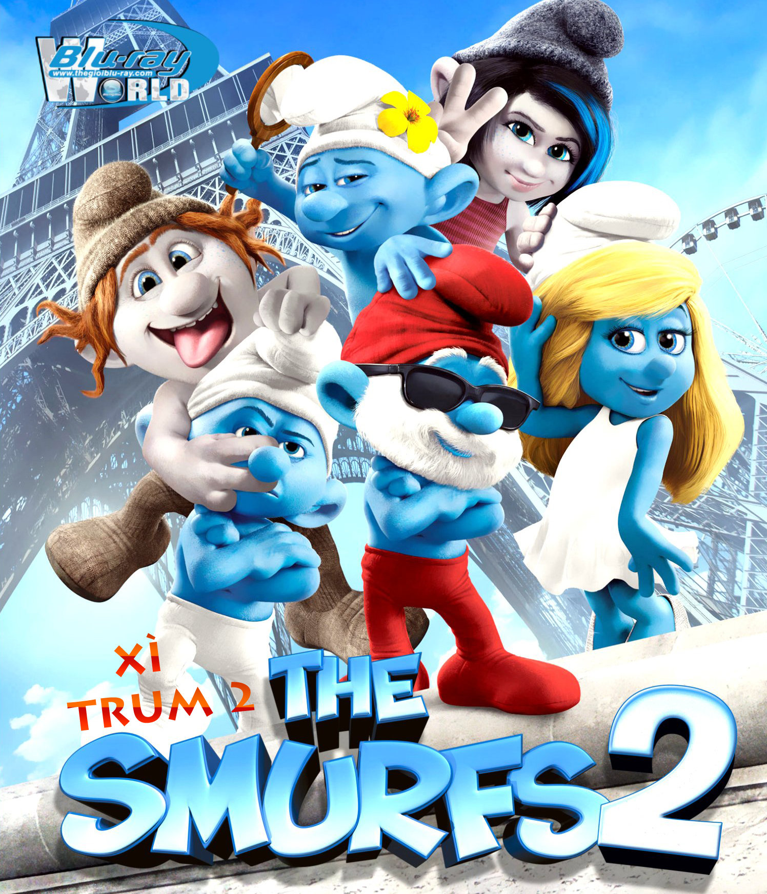 B1516. The Smurfs 2 - XÌ TRUM 2 2D 25G (DTS-HD MA 5.1)